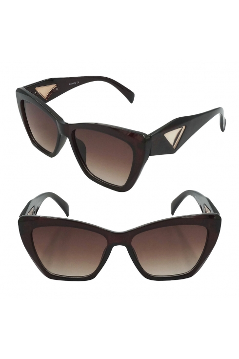 Okulary przeciwsłoneczne damskie kocie oko z filtrem Hola 9121